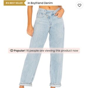 agolde criss cross jeans